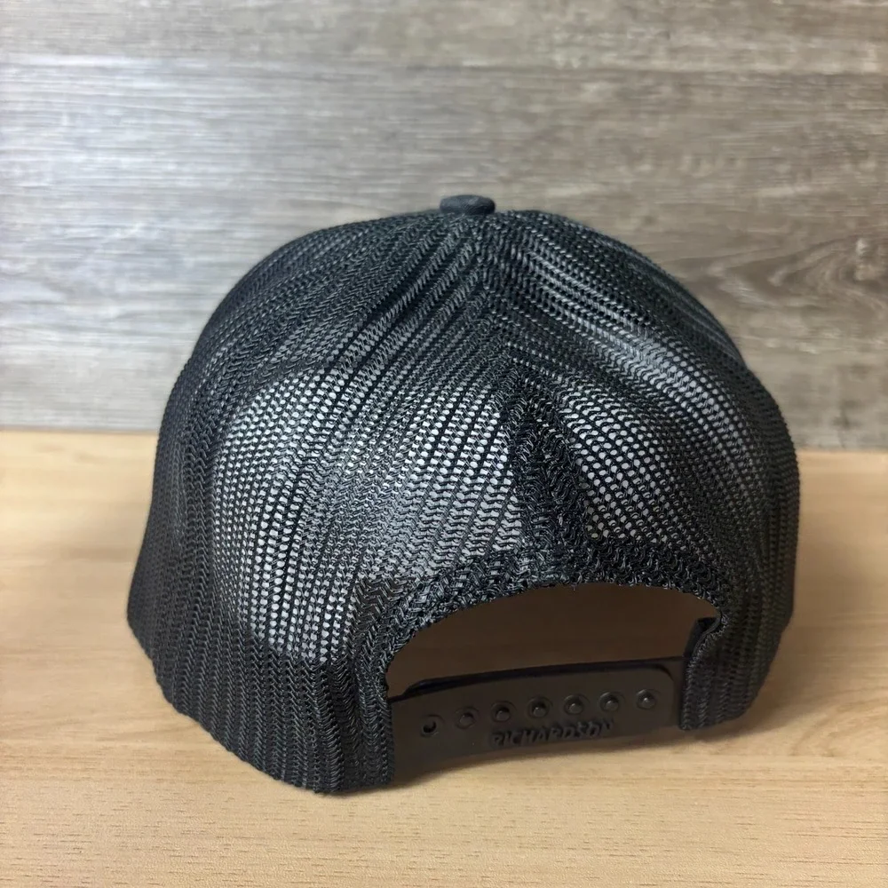 Worldwide Hydraulics Hat Cap Snap Back Black Trucker Adjustable